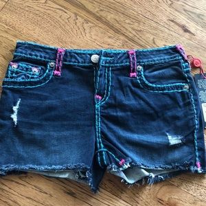 Girls True Religion Shorts